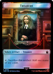 Soldier // Treasure (0060) Double-Sided Token (Surge Foil) [Doctor Who Tokens] | Amazing Games TCG