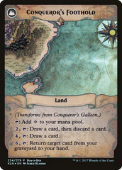 Conqueror's Galleon // Conqueror's Foothold (Buy-A-Box) [Ixalan Treasure Chest] | Amazing Games TCG