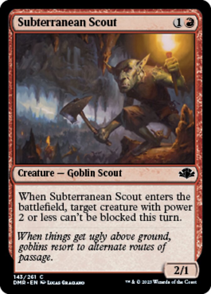 Subterranean Scout [Dominaria Remastered] | Amazing Games TCG