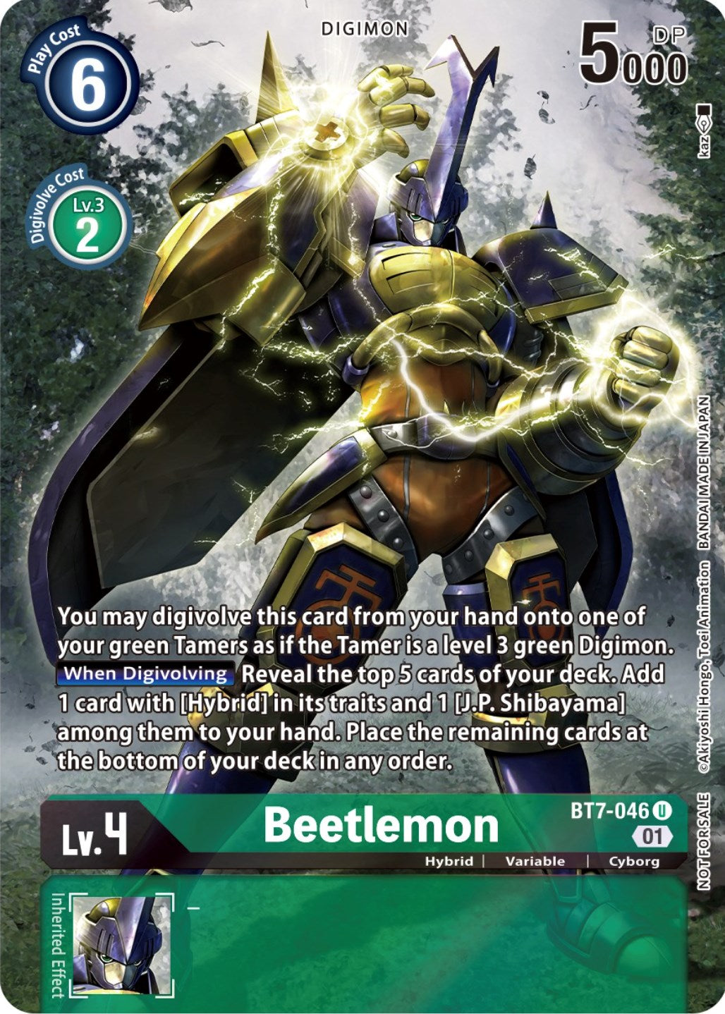 Beetlemon [BT7-046] (2nd Anniversary Frontier Card) [Next Adventure Promos] | Amazing Games TCG