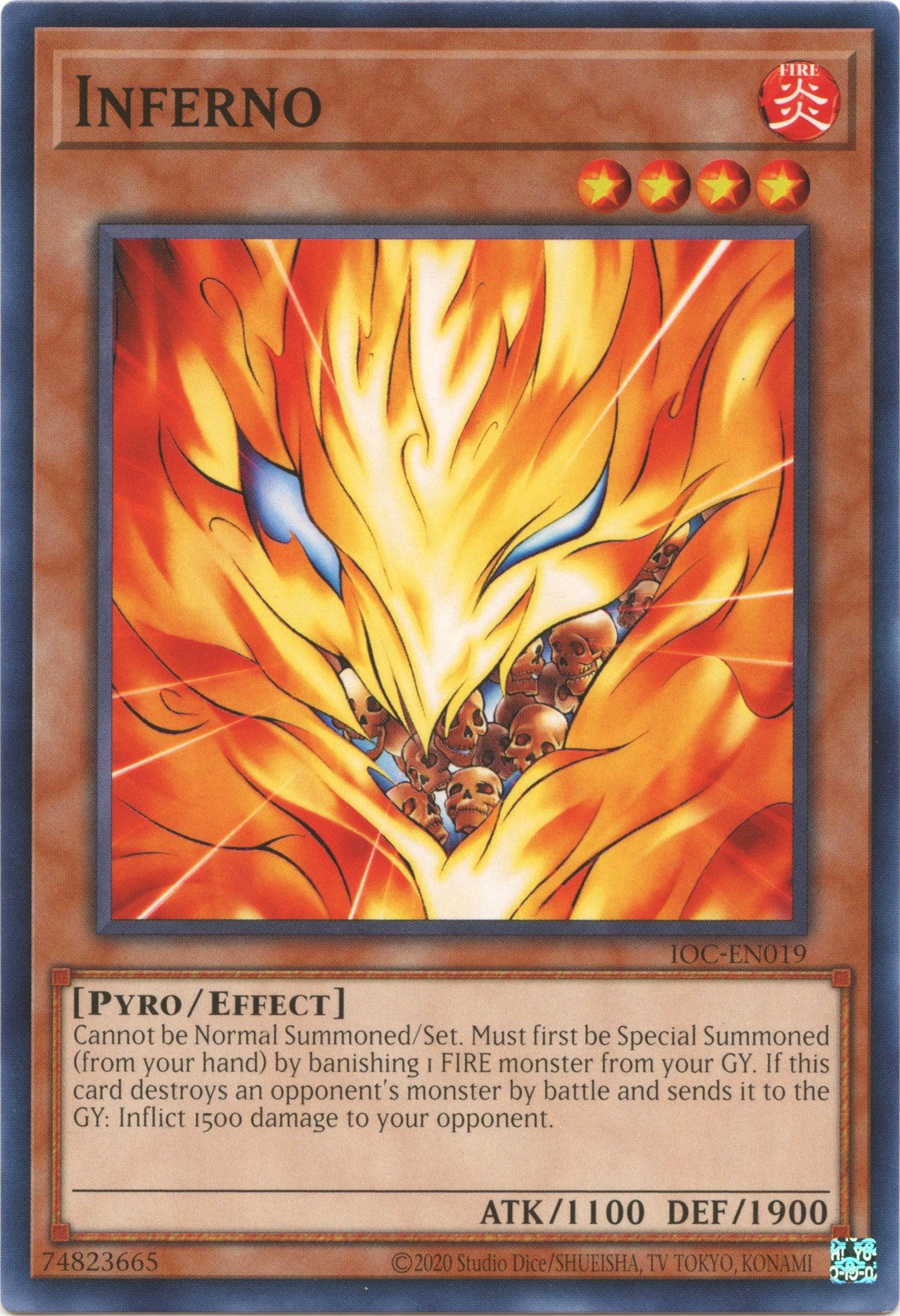 Inferno (25th Anniversary) [IOC-EN019] Common | Amazing Games TCG