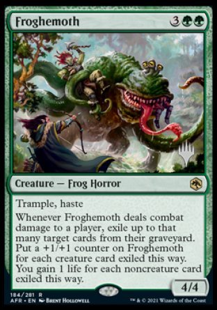 Froghemoth (Promo Pack) [Dungeons & Dragons: Adventures in the Forgotten Realms Promos] | Amazing Games TCG