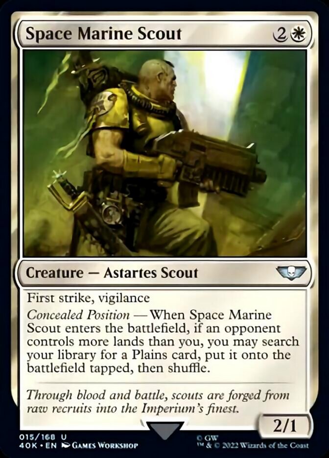 Space Marine Scout [Universes Beyond: Warhammer 40,000] | Amazing Games TCG