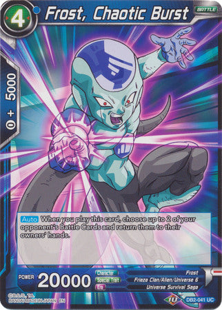 Frost, Chaotic Burst (DB2-041) [Divine Multiverse] | Amazing Games TCG