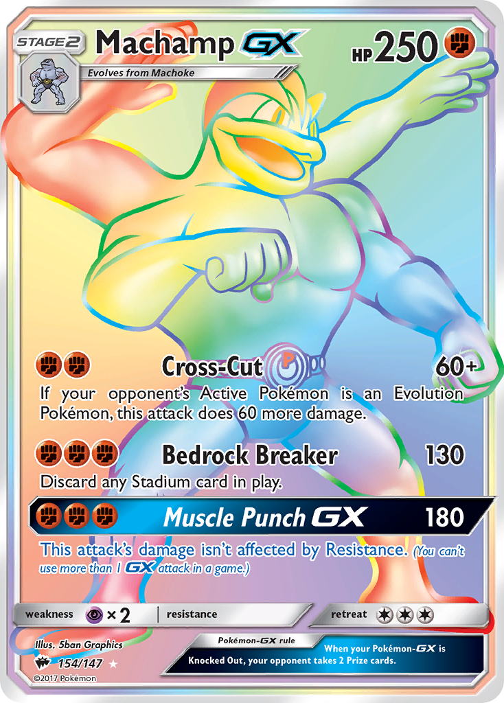 Machamp GX (154/147) [Sun & Moon: Burning Shadows] | Amazing Games TCG