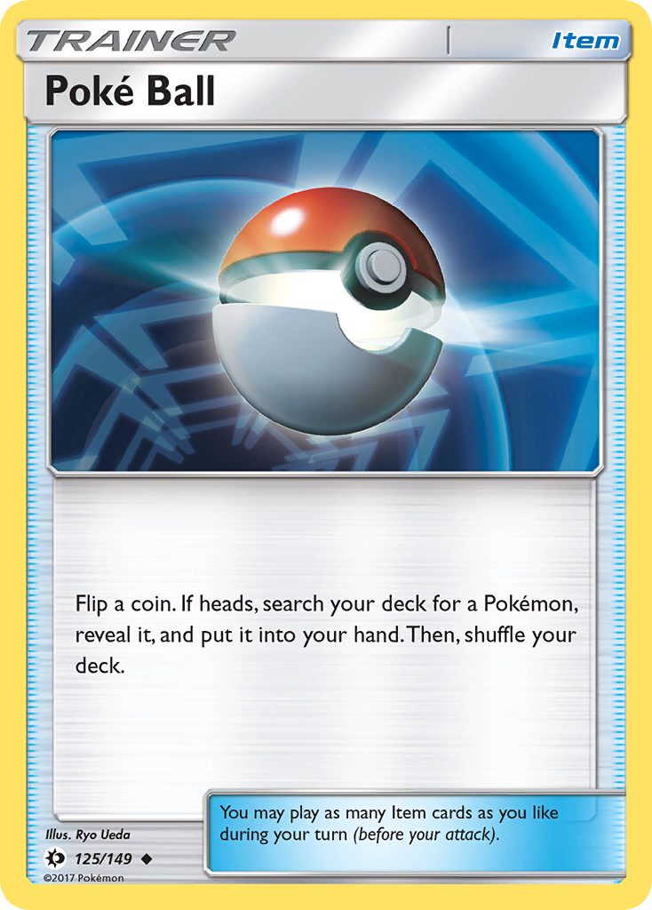 Poke Ball (125/149) [Sun & Moon: Base Set] | Amazing Games TCG