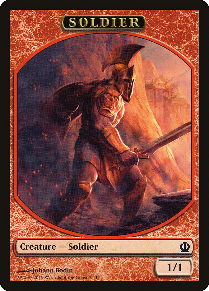 Soldier (7/11) [Theros Tokens] | Amazing Games TCG