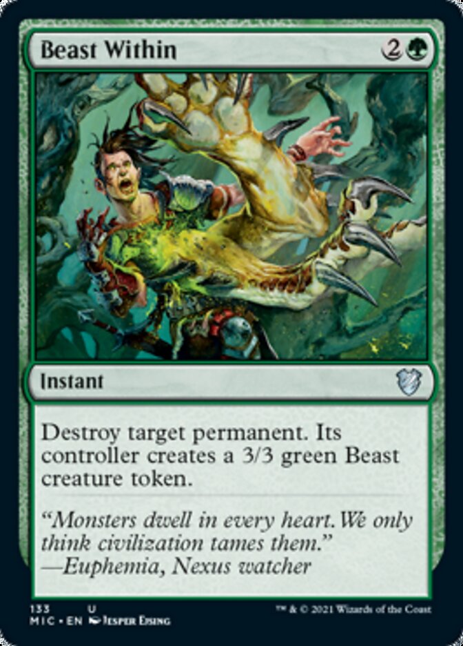 Beast Within [Innistrad: Midnight Hunt Commander] | Amazing Games TCG