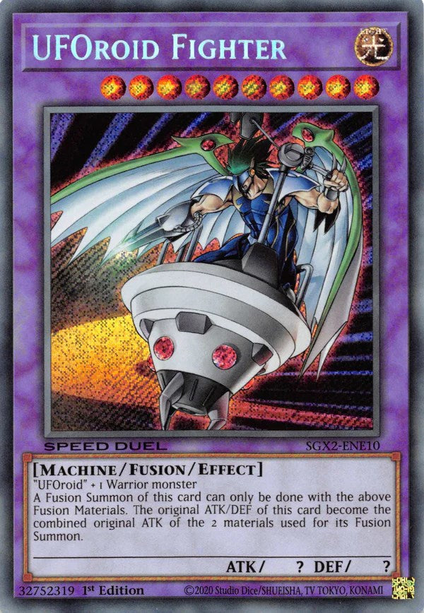 UFOroid Fighter [SGX2-ENE10] Secret Rare | Amazing Games TCG