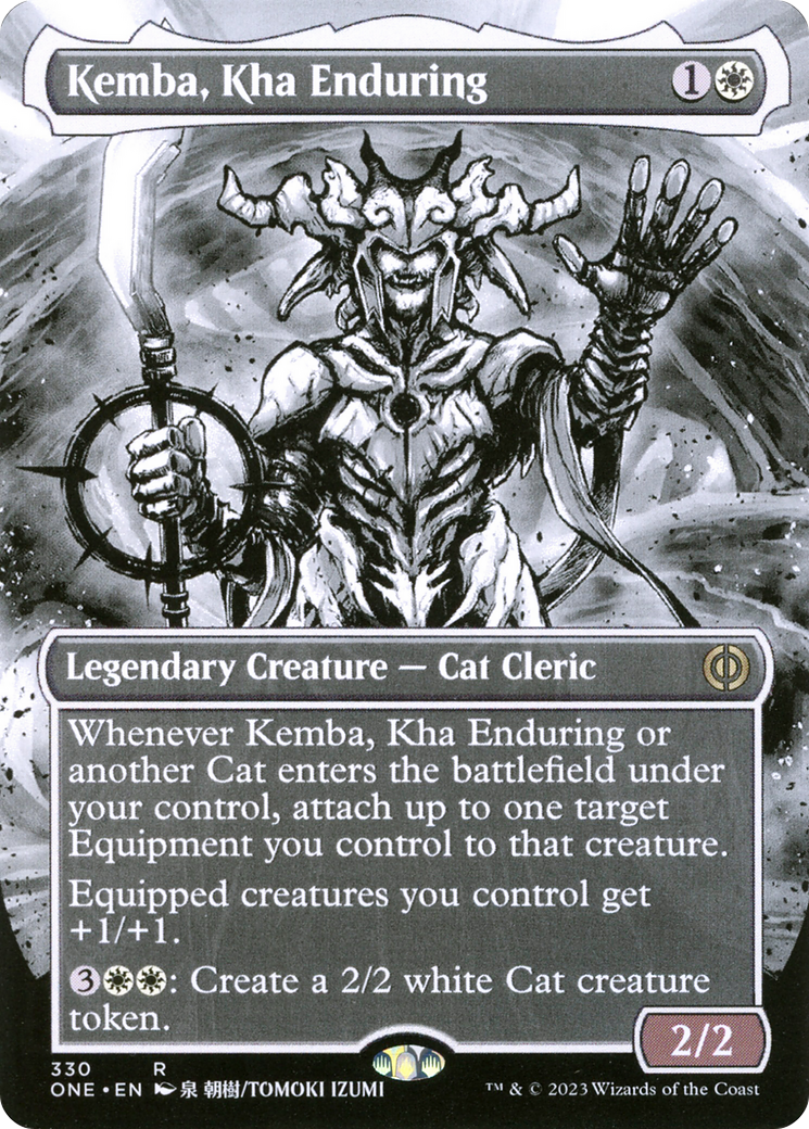 Kemba, Kha Enduring (Borderless Manga) [Phyrexia: All Will Be One] | Amazing Games TCG