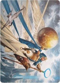 Linvala, Shield of Sea Gate Art Card [Zendikar Rising Art Series] | Amazing Games TCG