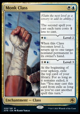 Monk Class (Promo Pack) [Dungeons & Dragons: Adventures in the Forgotten Realms Promos] | Amazing Games TCG