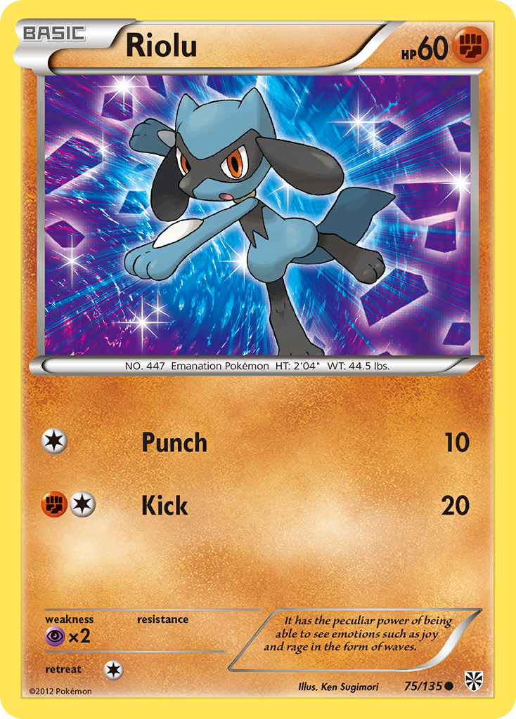 Riolu (75/135) [Black & White: Plasma Storm] | Amazing Games TCG