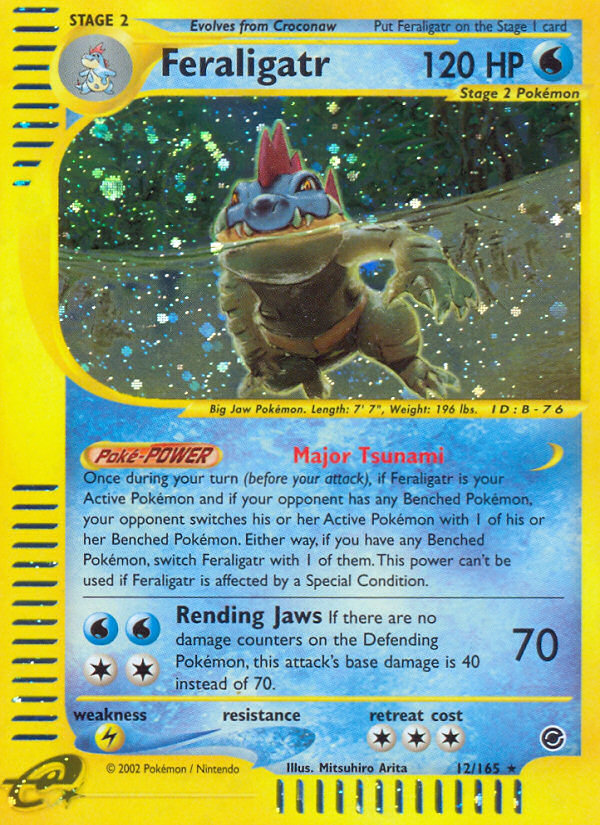 Feraligatr (12/165) [Expedition: Base Set] | Amazing Games TCG