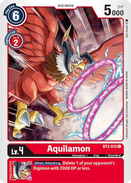 Aquilamon [BT3-012] [Release Special Booster Ver.1.5] | Amazing Games TCG