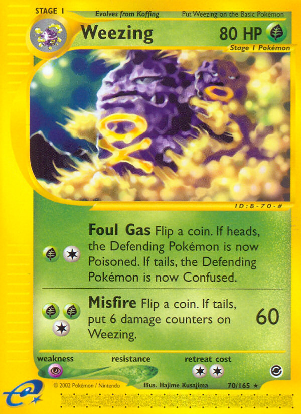 Weezing (70/165) [Expedition: Base Set] | Amazing Games TCG