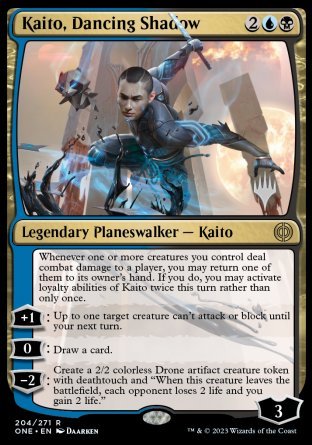 Kaito, Dancing Shadow (Promo Pack) [Phyrexia: All Will Be One Promos] | Amazing Games TCG