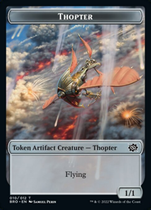 Powerstone // Thopter Double-Sided Token [The Brothers' War Tokens] | Amazing Games TCG