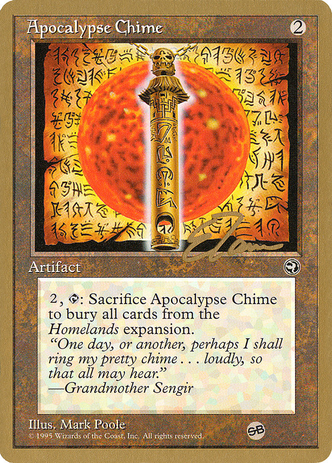 Apocalypse Chime (Eric Tam) (SB) [Pro Tour Collector Set] | Amazing Games TCG