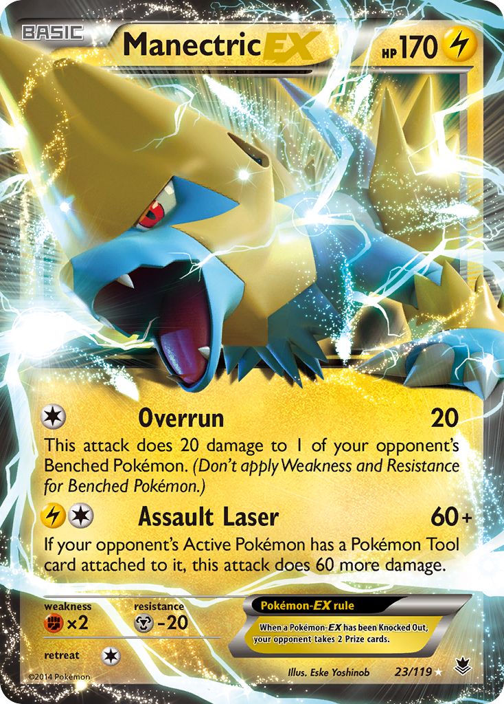 Manectric EX (23/119) [XY: Phantom Forces] | Amazing Games TCG