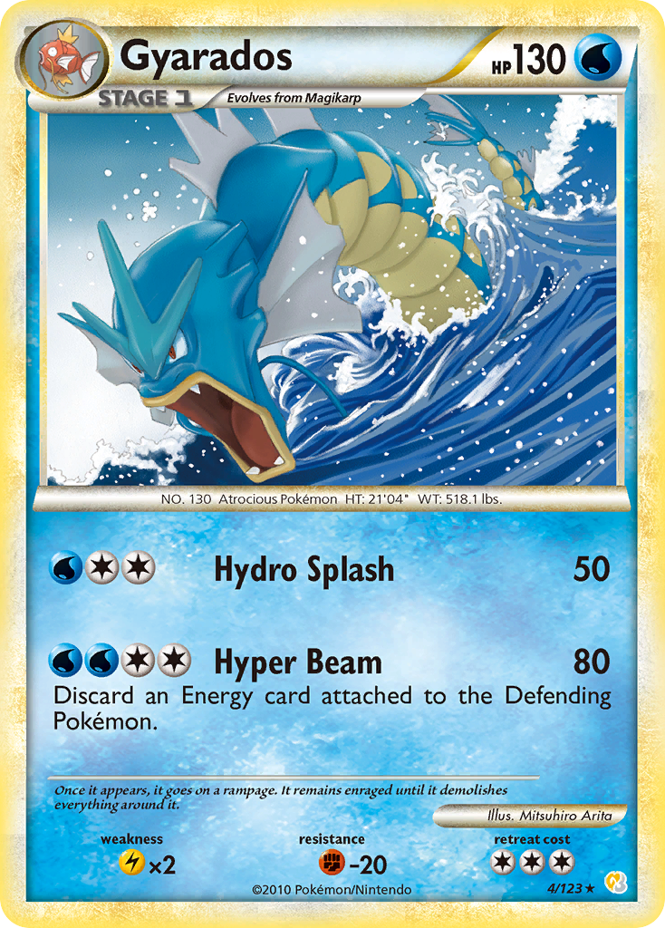 Gyarados (4/123) [HeartGold & SoulSilver: Base Set] | Amazing Games TCG