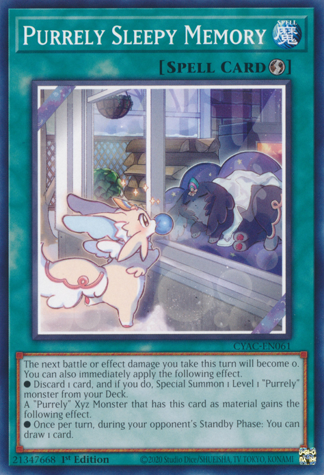 Purrely Sleepy Memory [CYAC-EN061] Common | Amazing Games TCG