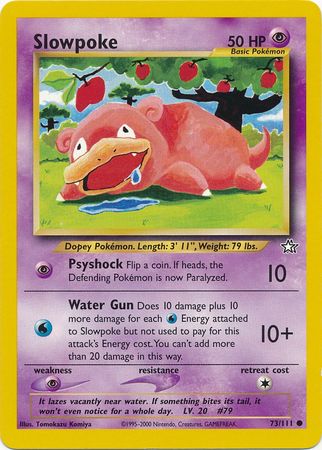 Slowpoke (73/111) [Neo Genesis Unlimited] | Amazing Games TCG