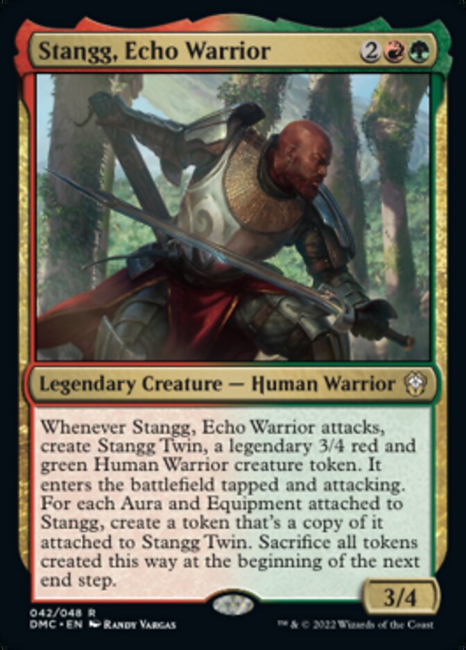 Stangg, Echo Warrior [Dominaria United Commander] | Amazing Games TCG