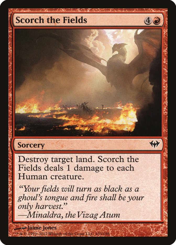 Scorch the Fields [Dark Ascension] | Amazing Games TCG