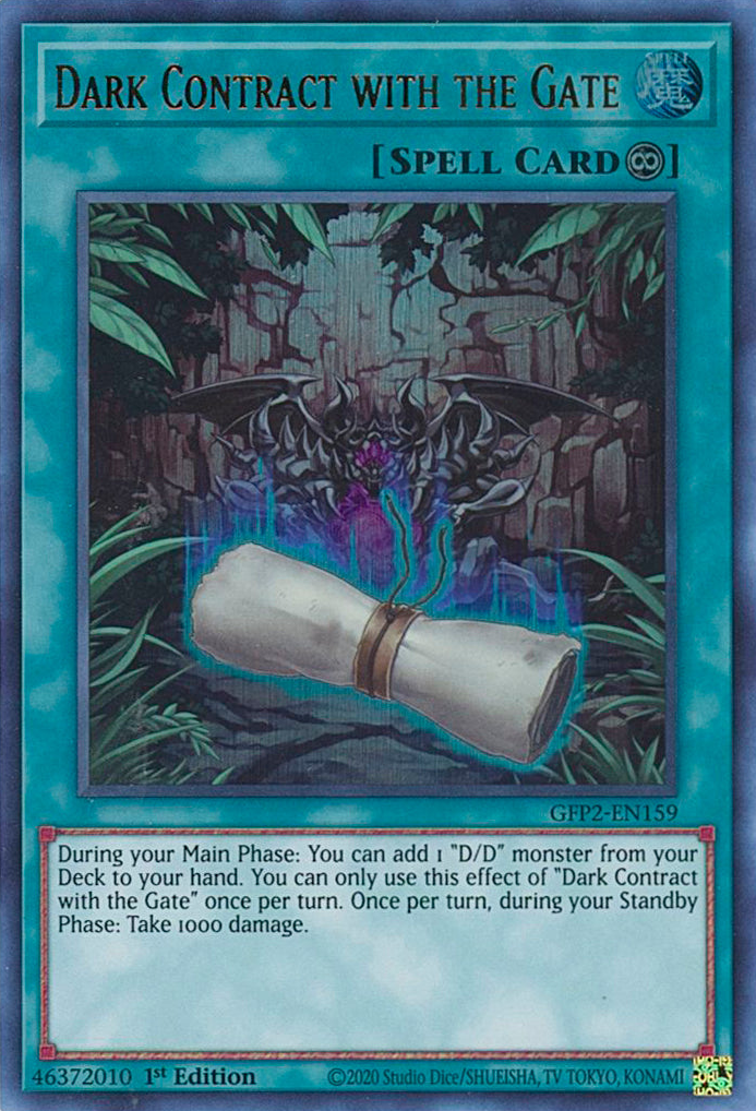 Dark Contract with the Gate [GFP2-EN159] Ultra Rare | Amazing Games TCG