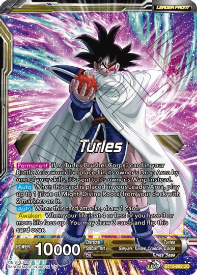 Turles // Turles, Accursed Power (BT15-092) [Saiyan Showdown Prerelease Promos] | Amazing Games TCG