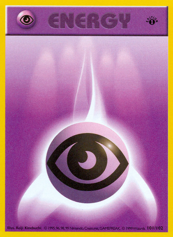 Psychic Energy (101/102) (Shadowless) [Base Set 1st Edition] | Amazing Games TCG