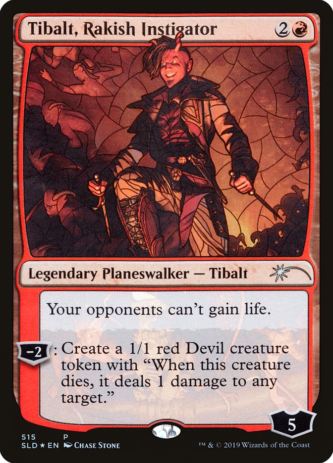 Tibalt, Rakish Instigator (Stained Glass) [Secret Lair Drop Promos] | Amazing Games TCG