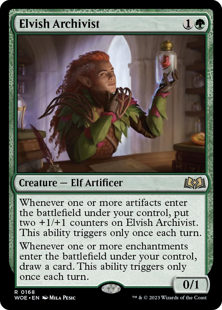 Elvish Archivist [Wilds of Eldraine] | Amazing Games TCG