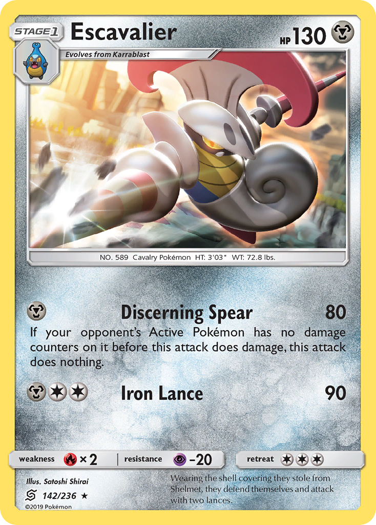 Escavalier (142/236) [Sun & Moon: Unified Minds] | Amazing Games TCG