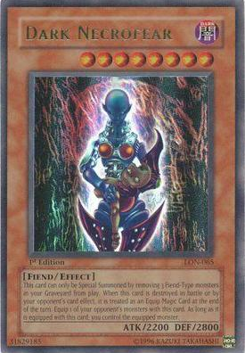 Dark Necrofear [LON-065] Ultra Rare | Amazing Games TCG