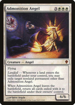 Admonition Angel [Worldwake] | Amazing Games TCG