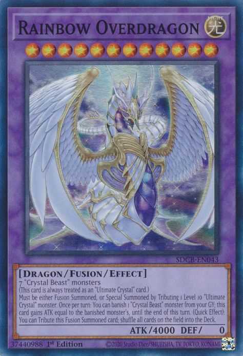 Rainbow Overdragon [SDCB-EN043] Super Rare | Amazing Games TCG