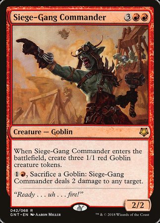 Siege-Gang Commander [Game Night] | Amazing Games TCG