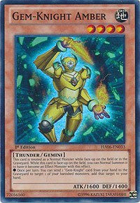 Gem-Knight Amber [Hidden Arsenal 6: Omega Xyz] [HA06-EN033] | Amazing Games TCG