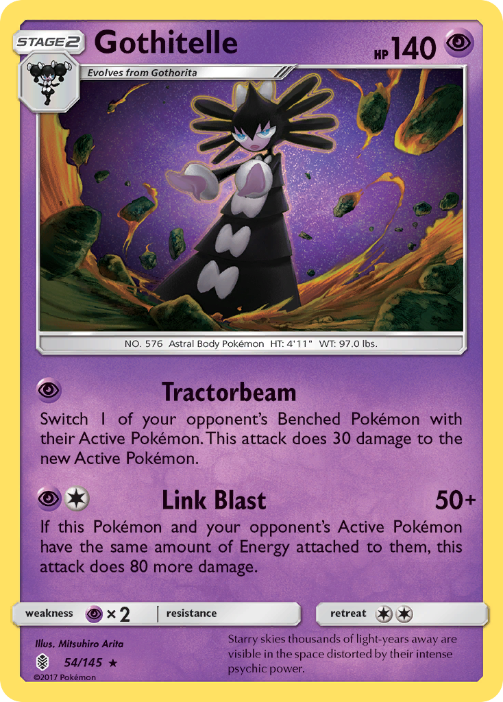 Gothitelle (54/145) [Sun & Moon: Guardians Rising] | Amazing Games TCG