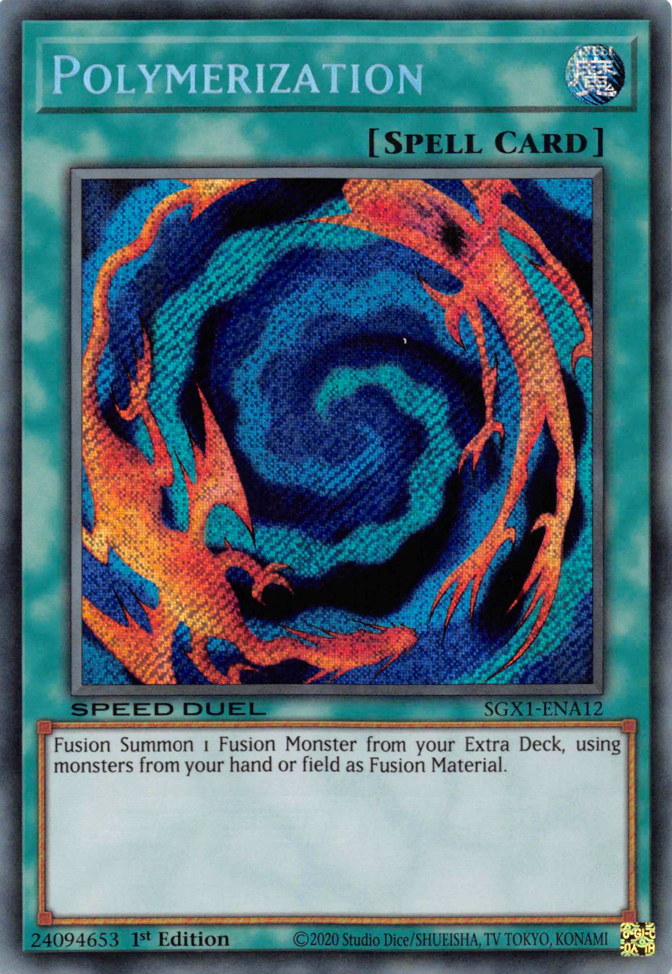 Polymerization [SGX1-ENA12] Secret Rare | Amazing Games TCG