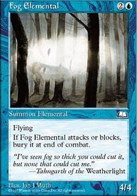 Fog Elemental [Weatherlight] | Amazing Games TCG