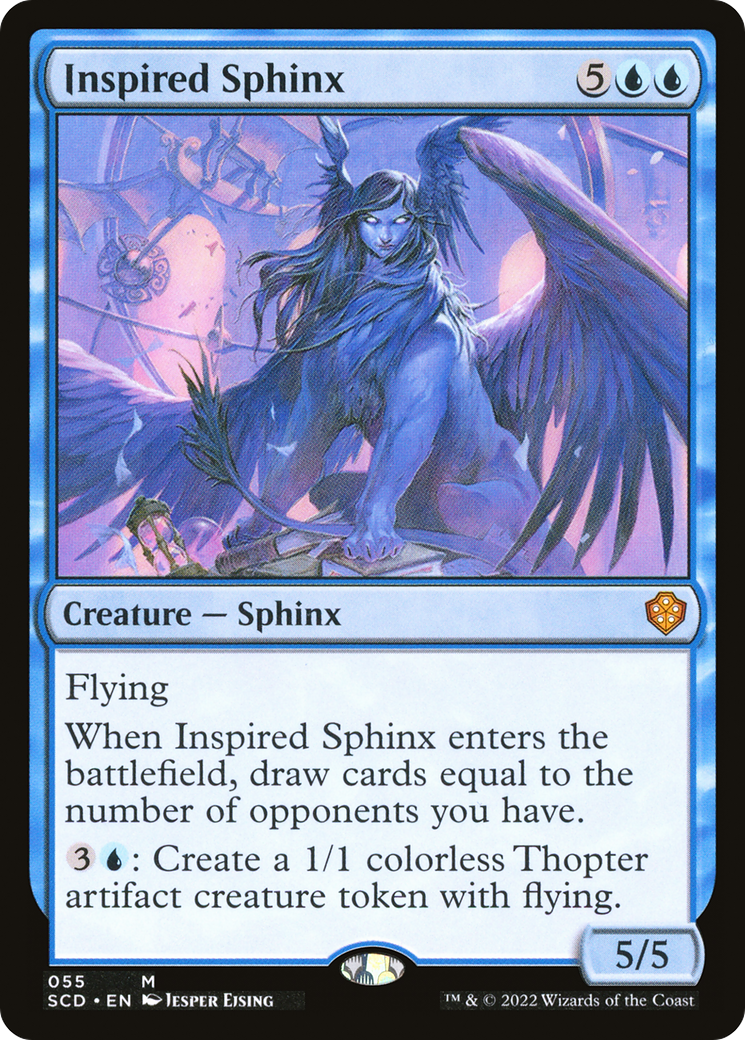 Inspired Sphinx [Starter Commander Decks] | Amazing Games TCG