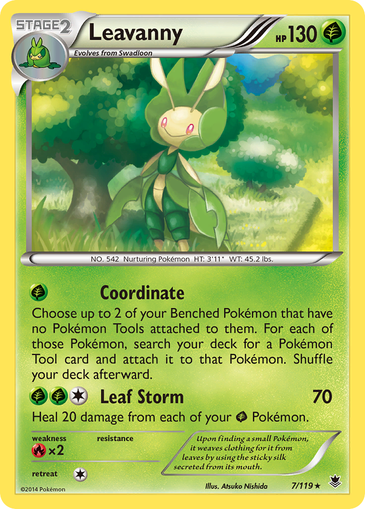 Leavanny (7/119) [XY: Phantom Forces] | Amazing Games TCG