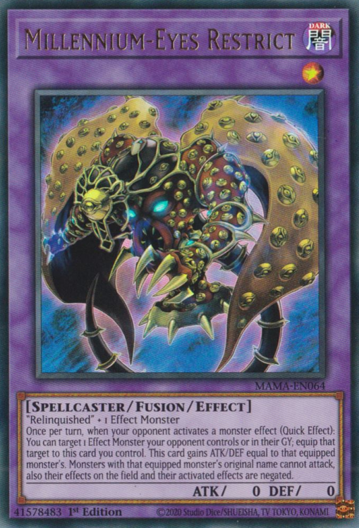 Millennium-Eyes Restrict [MAMA-EN064] Ultra Rare | Amazing Games TCG