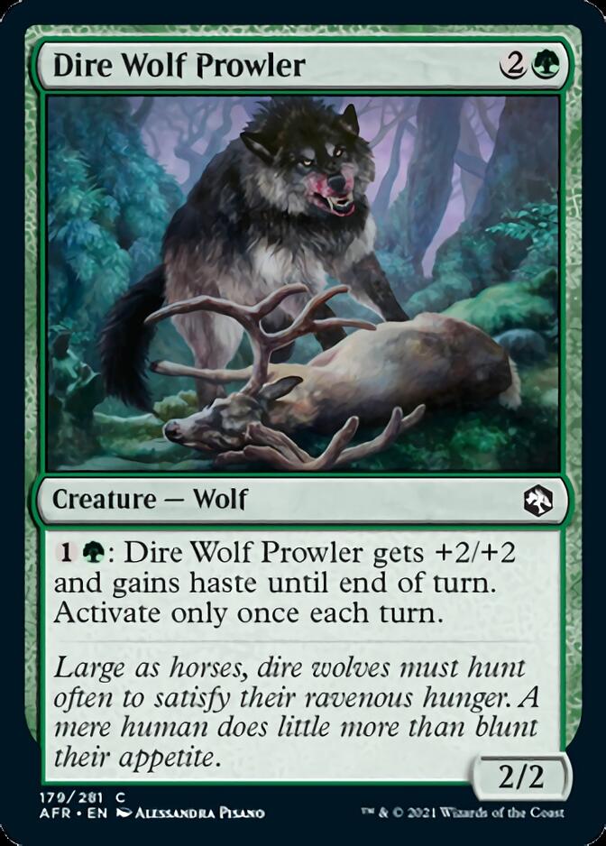 Dire Wolf Prowler [Dungeons & Dragons: Adventures in the Forgotten Realms] | Amazing Games TCG