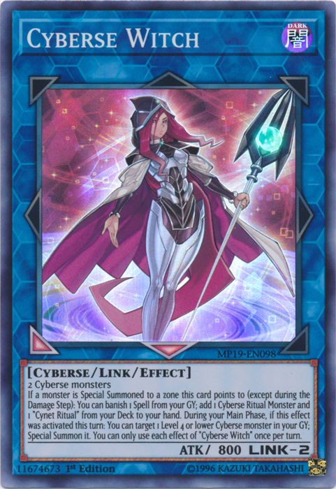 Cyberse Witch [MP19-EN098] Super Rare | Amazing Games TCG