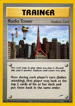 Radio Tower (95/105) [Neo Destiny Unlimited] | Amazing Games TCG