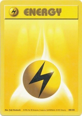 Lightning Energy (100/102) [Base Set Unlimited] | Amazing Games TCG